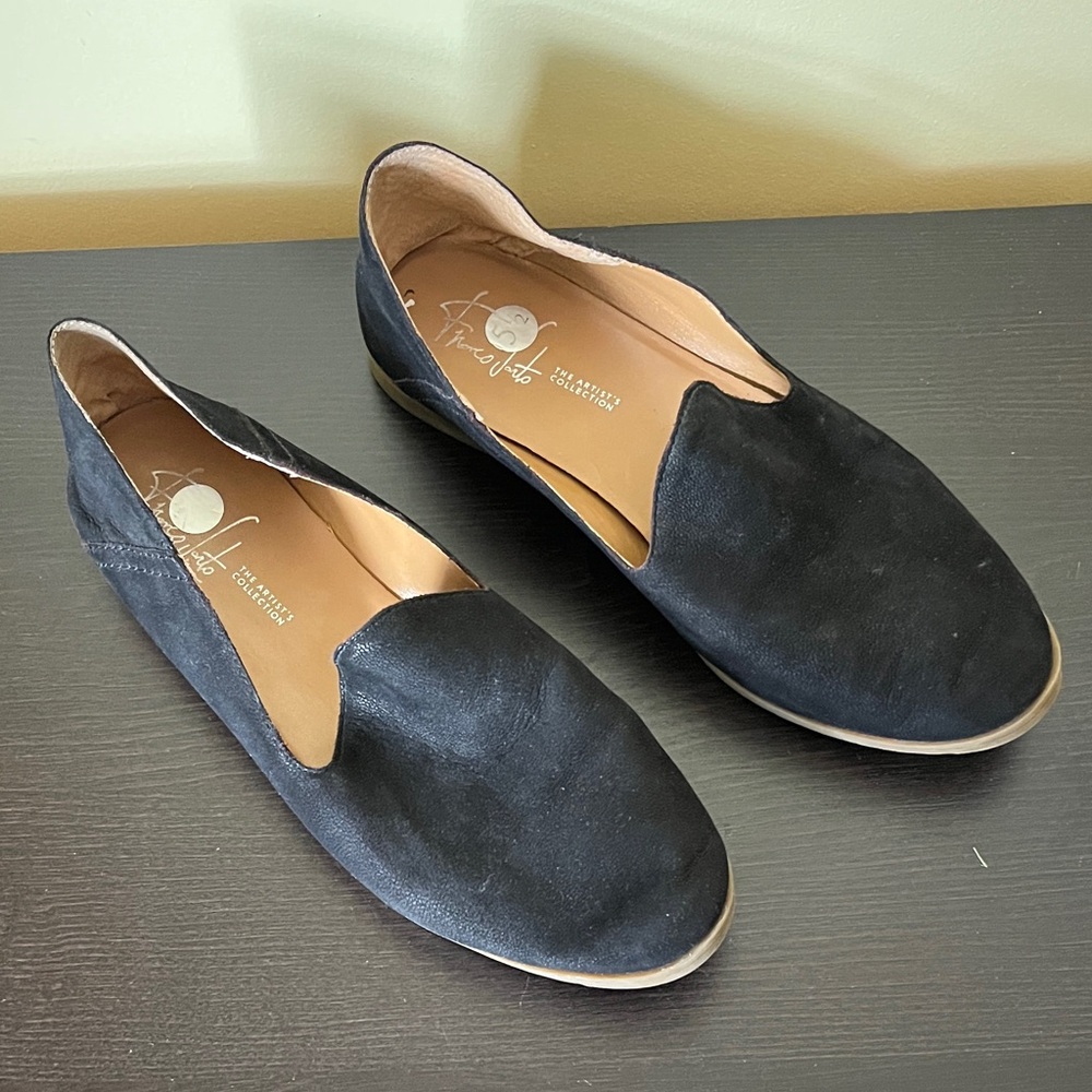 Franco Sarto Black Flats